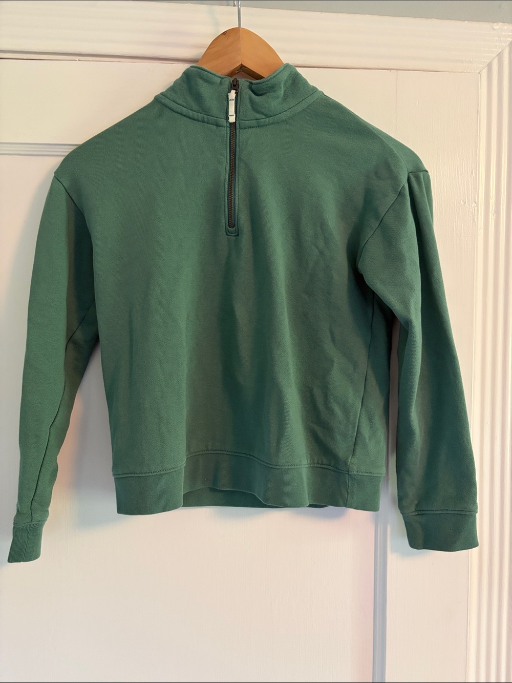 Primary unisex 3/4 Zip Pullover Cotton Sweatshirt
